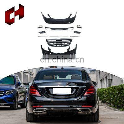 CH New Upgrade Luxury Exhaust Grille Seamless Combination Wide Enlargement Body Kit For Mercedes-Benz S Class W222 14-20 S450