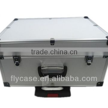 China aluminum cases trolley suitcase for storage heavy instruments