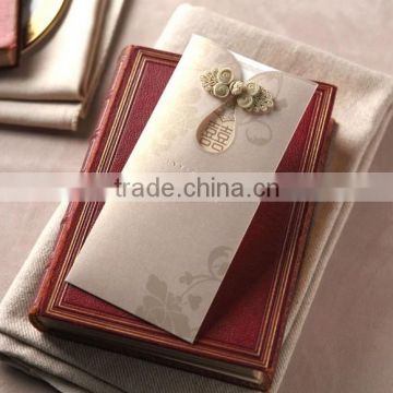 Chinese Vintage Chinese Knot Pocket Wedding Invitation Card Sample