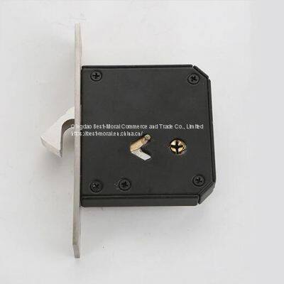 single brass hook latch mortise door lock backset 50mm