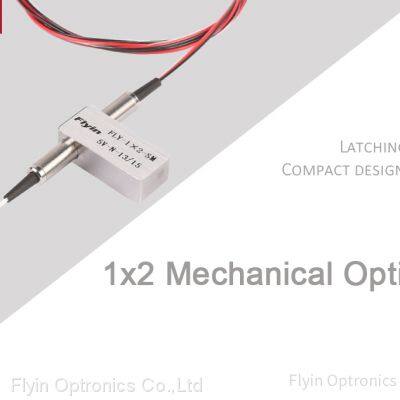 0.25mm 0.9mm Fiber Optic 2x2 Passive Mechanical Optical Switch With SC FC LC ST Connector photo-4