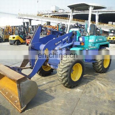 Japan made Used Komatsu mini wheel loader WA40 mini front end loader skid steer loader price low