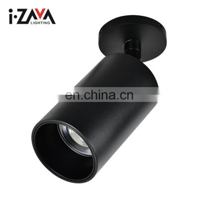 Mini Size Black Aluminum Home Living Room Cob Magnetic Rail Installation 12w Led Track Light