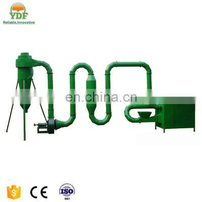 sawdust airflow dryer machinery for making biomass wood pellets