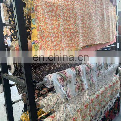 100% Polyester Crepe Chiffon Floral Design Printed Chiffon Fabric For Dress Tecidos de Chiffon Hijab