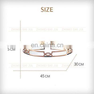 Decorative Mirrored Decor Gold Serve Mirror Tray Of Mirrors For Wed Chocolate Jewelry Perfume photo-2