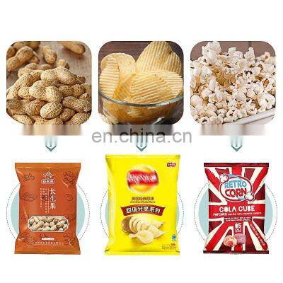 Corn Flake Dried Fruit Cassava Chips Biscuit Snack Puffed Food Pouch Envasadora Vertical Form Fill Seal VFFS Packing Machine photo-2