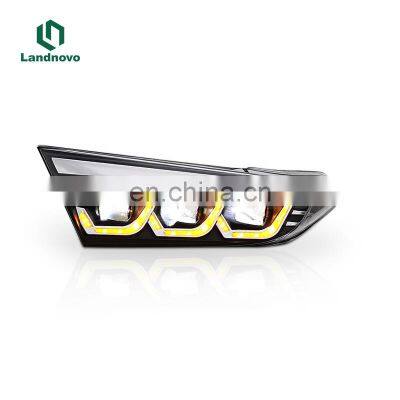 Landnovo High Quality Car Light Led Headlight for Toyota Highlander 2012 2013 2014 Led Head Lamp