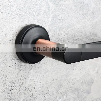 Easy install bathroom hardware accessories wall mounted 201 stainless steel towel rack