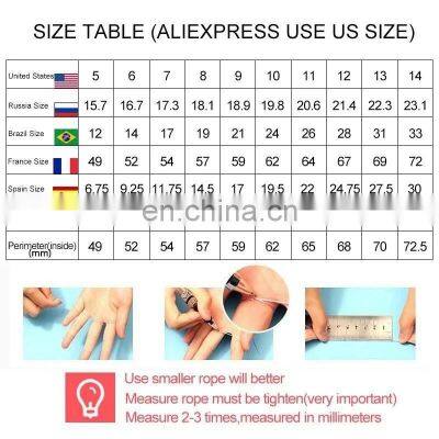 Fashion 8MM Men's Stainless Steel Rings Colorful Groove Beveled Edge Wedding Engagement Ring Men's Anniversary Jewelry