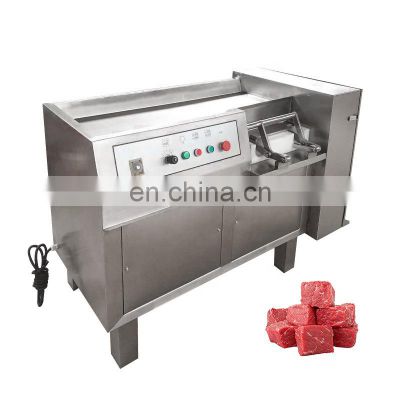 Commercial Industrial Hydraulic Butcher Sheep Fresh Meat Slicers Cube Cutter Meat Dicer Cutting Machine