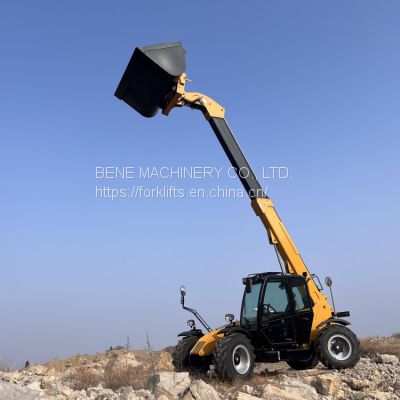 Chinese 2.5 ton telehandler 3 ton telescopic forklift loader VS XCMG  MANITOU telehandler low price