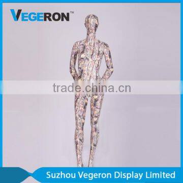 Aquagraphics stand abstract special female mannequin