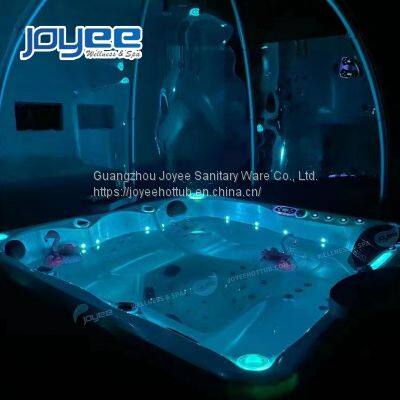JOYEE Factory Price Freestanding US Aristech Acrylic 5 Persons Outdoor Hydro Whirlpool Spa Hot Tub photo-5