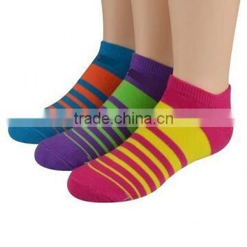 Multicolor sports ankle socks