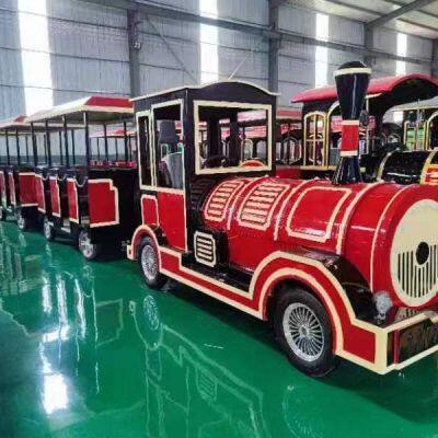 2024 New Design Electric Ride Shopping Mall Train Used Trackless Train photo-4