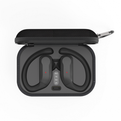 Electronics Portable Sport Tws BT True Wireless Earhook Audio Stereo Earphones With EVA Case photo-3
