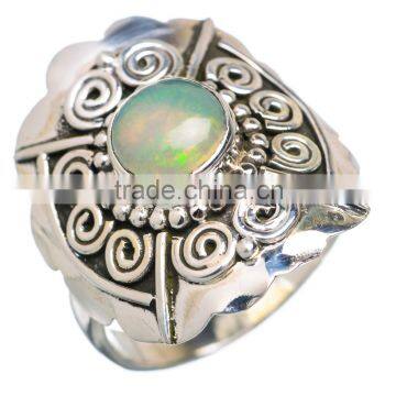 RARE ETHIOPIAN OPAL 925 STERLING SILVER RING ,925 STERLING SILVER JEWELRY WHOLE SALE,JEWELRY EXPORTER