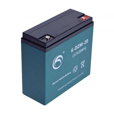 Deep Cycle 12V20Ah 6 DZM 20 Rechargeable MF Charged Sealed AGM GEL Lead Acid Batteries for Electric Motorcycle