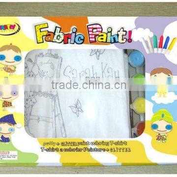 T-SHIRT FABRIC PAINT DIY PUFFY GLITTER COLOR PAINT