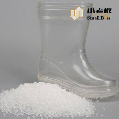 Grânulos de Composto de PVC Cristal/Granulados de PVC Flexível para Solas de Sapatos photo-3