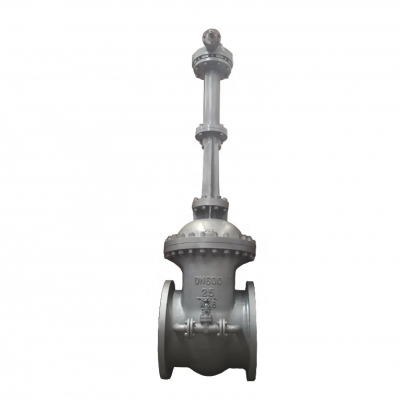 GOST DN600 PN16 PN25 PN40 WCB Cast Steel Wedge Type Double Disc Flange Metal Hard Seal Manual Gate Valve photo-2