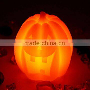 pumpkin shaped LED candle