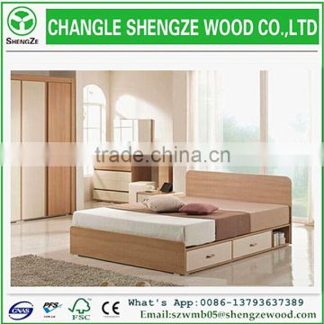 hot sale modern wooden single bed