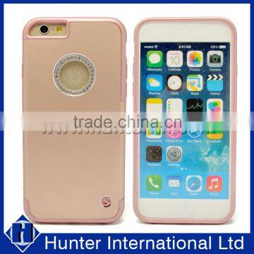 Diamond Hold Rose Gold TPU For 6S Case