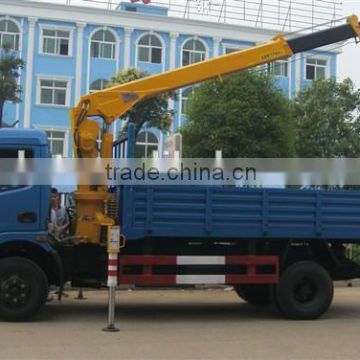 2015 hot sale low price howo euro2 2.5 Ton mini Truck Mounted Crane for sale made in china