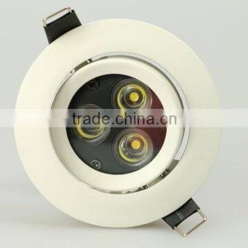 High Power 3W Recessed LED Downlight 90mm