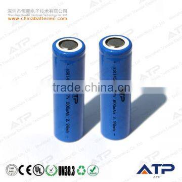 3.7v 800mAh 14500 mod battery / rechargeable battery toy motorcycle