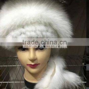 New Stylish and High Thickness Mink Fur Princess Headwear With Long and Fluffy Tail photo-2