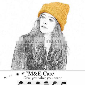 promotional good quality types of women knit winter hat