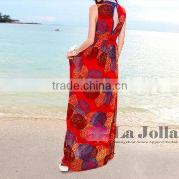 2016 Elegant and Attractive Beach Round Collar Long Dress photo-2