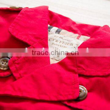 Spring and Autumn Children's Coat Girls Jacket Kids Thick Wind Coat photo-6