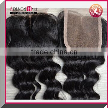 cheap wholesale deep wave virgin brazilian hair lace closure