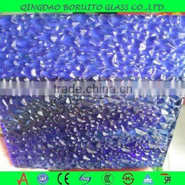 Factory Price 3-8mm Diamond Patterned Glass photo-2