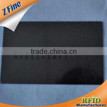 Metal business cards glitter effect business cards /black metal card