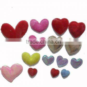 heart fabric sticker owl Decorative Accessories