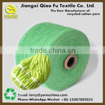 Professional Dyed Yarn Factory Various Colors Regenerated/Recycled Blended Cotton Polyester for Mop Yarn