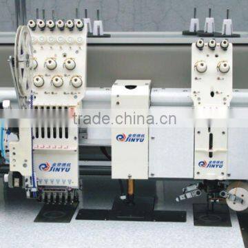 flat+single sequin +mixed chenille embroidery machine chain stitch embroidery machine