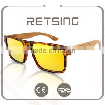 2015 OEM Bamboo Wooden Polarized Sunglasses Cheap Wholesale Sunglasses China Custom Logo Promotional Sunglasses Factory photo-4