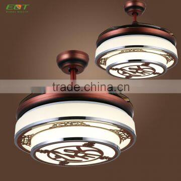 Retractable Blades Giant Awesome Decorative Ceiling Fan