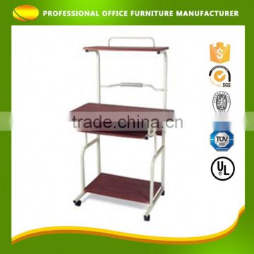 OEM Service Cheap Fashionable Moving Computer Antique Writing Desk For PC