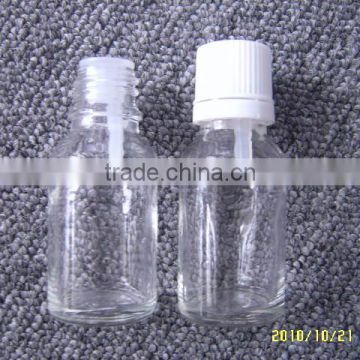 30ml clear glass essential oil bottle with european dropper