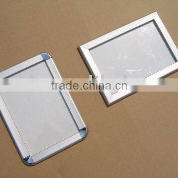 32mm polished aluminum profile snap frame.