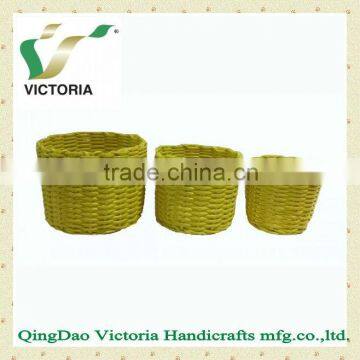 Salable PP Tube Woven Cute Basket