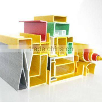 High strength Pultruded FRP GRP fiberglass Beam, glassfiber beam