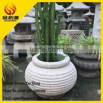 Granite Stone Garden Flower Pot